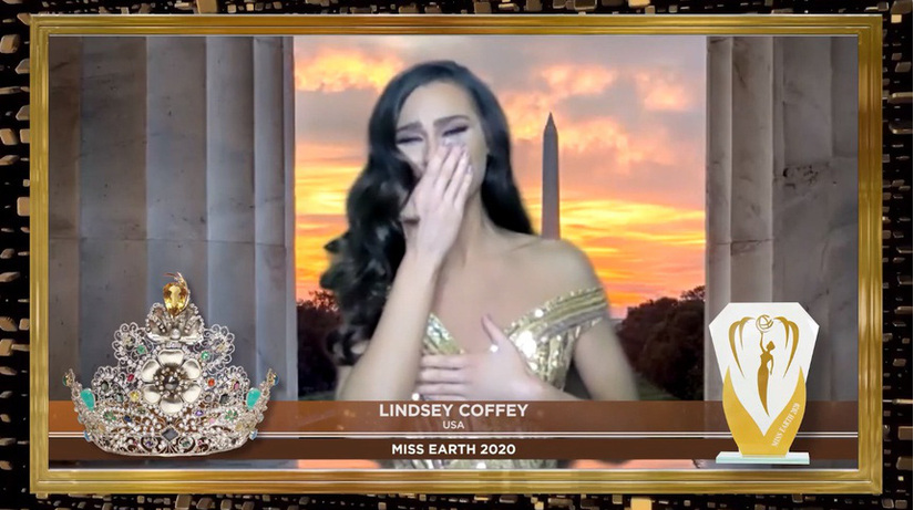 Tân Hoa hậu Trái đất 2020 không được trao vương miện trong giây phút đăng quang