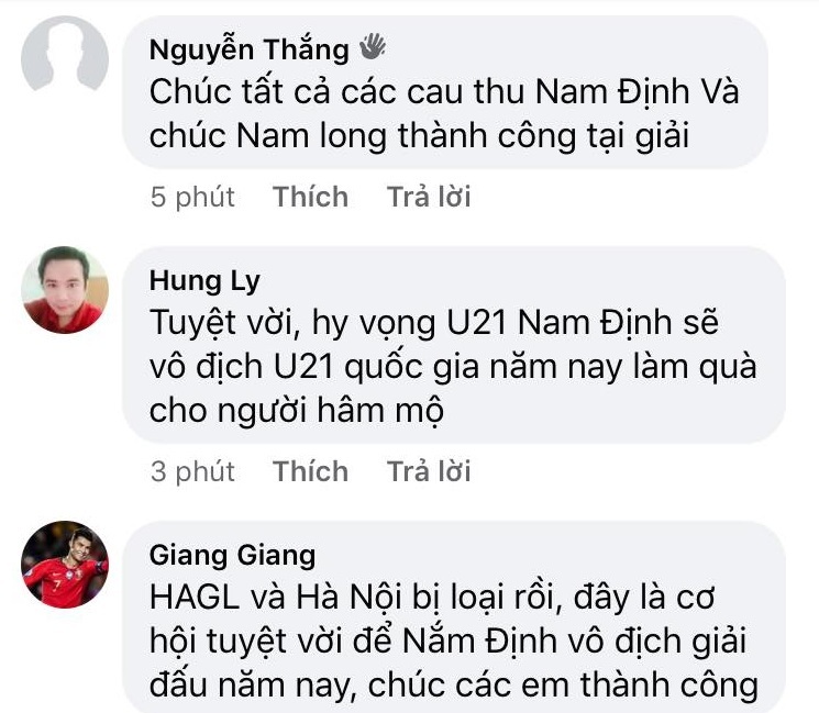 Nam Định có cơ hội vô địch U21 quốc gia 