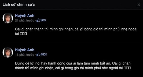 Huỳnh Anh đăng status triết lý, phản ứng của Quang Hải khiên dân tình chú ý