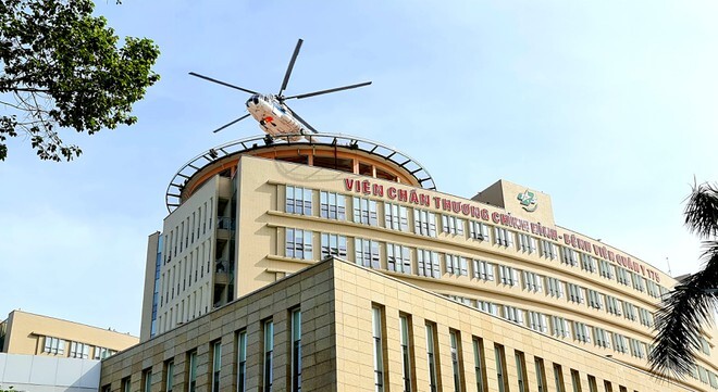 Bệnh viện đầu tiên ở Việt Nam có sân bay cấp cứu trực thăng hoạt động