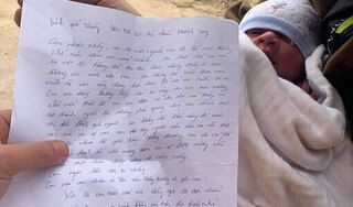 Bé sơ sinh bị bỏ rơi trước cổng chùa cùng bức thư 'xin lỗi' của người mẹ