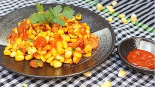 Ngô xào trứng muối thơm phức, đậm đà