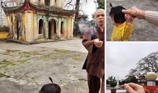 Hải Phòng: Nhà sư đập nhang đang cháy vào tay Phật tử