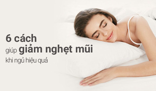 6 cách giúp giảm nghẹt mũi khi ngủ hiệu quả