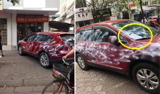 Đã xác định được người phun sơn khắp xe ô tô Honda CR-V ở Hải Phòng