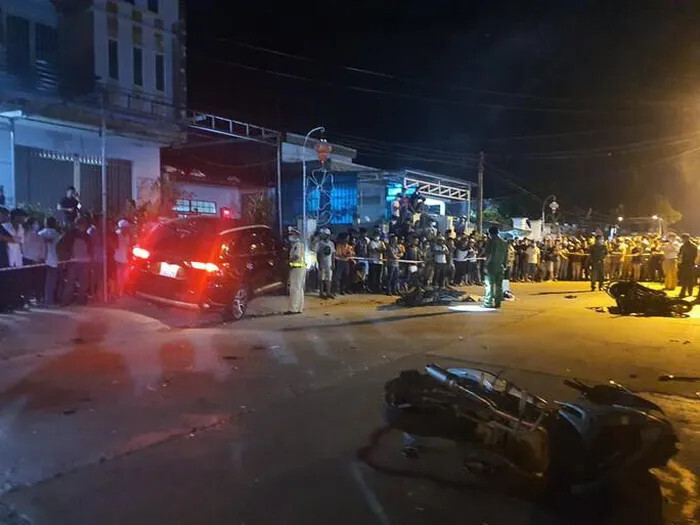 Tạm giam tài xế ô tô say xỉn tông 7 người thương vong ở Quảng Nam