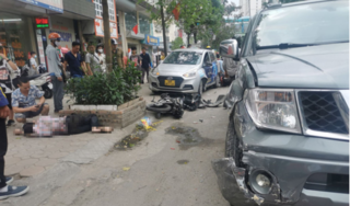 Xác định danh tính tài xế xe bán tải gây tai nạn liên hoàn trên phố Hà Nội