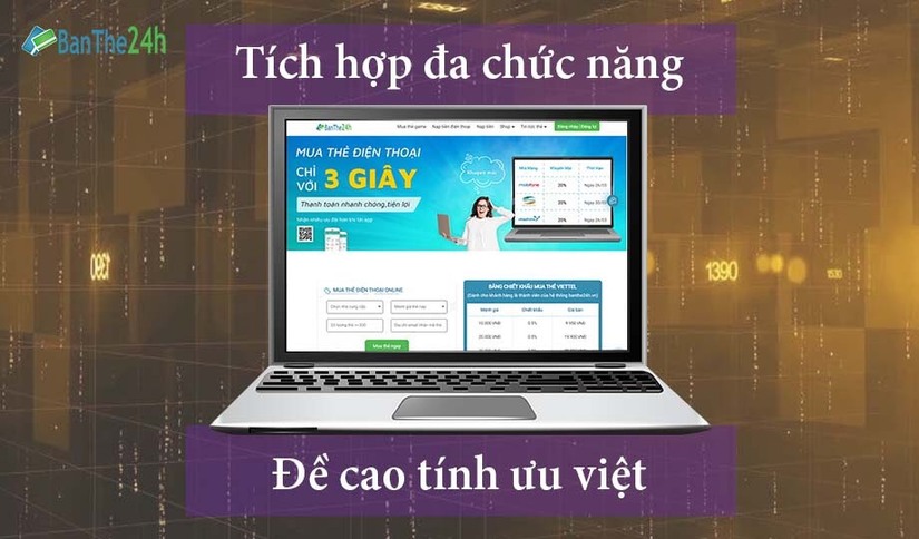 Banthe24.vn tích hợp đa chức năng, đề cao tính ưu việt cho người dùng