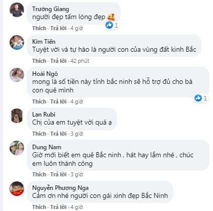 Hòa Minzy ủng hộ quê nhà Bắc Ninh 100 triệu đồng phòng chống Covid-19