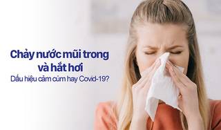 Chảy nước mũi trong và hắt hơi: Dấu hiệu cảm cúm hay Covid-19? 