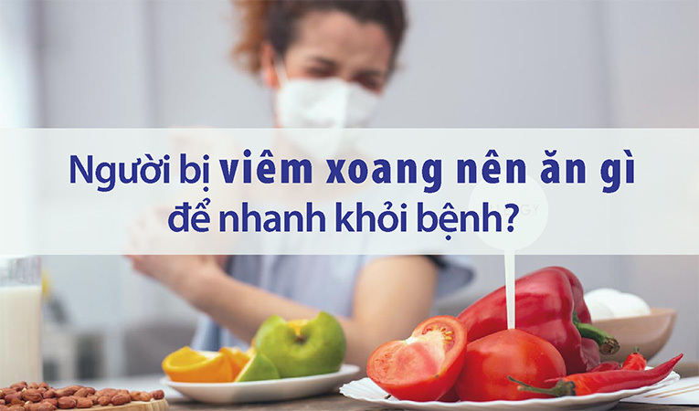 viêm xoang nên ăn gì