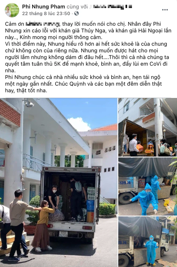 Chia sẻ cuối cùng của ca sĩ Phi Nhung trước khi qua đời