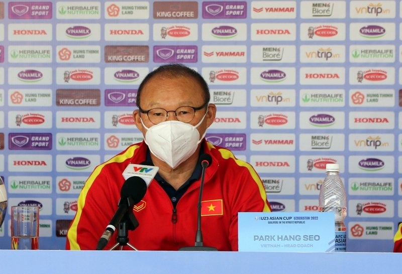 HLV Park Hang Seo thất vọng với cách chơi của U23 Việt Nam