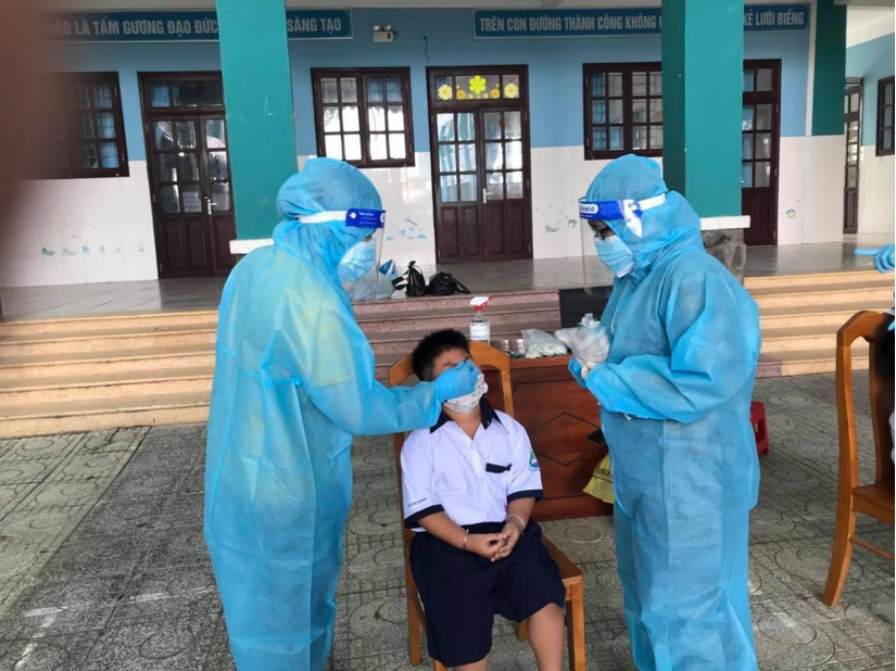Quảng Nam phát hiện một học sinh lớp 6 nghi mắc Covid-19 tại Bắc Trà My 