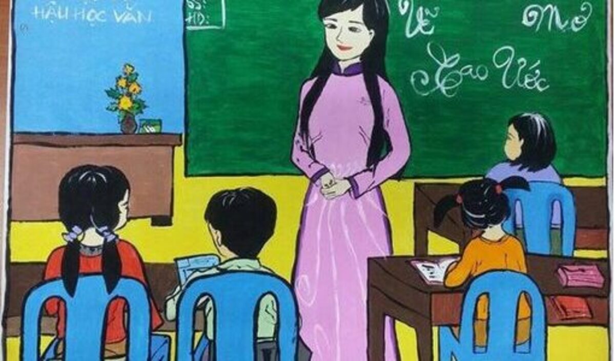 Gợi ý tranh vẽ ngày Nhà giáo Việt Nam 20/11 tuyệt đẹp dành tặng thầy