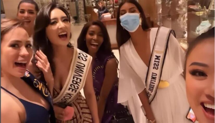 Ngày đầu nhập cuộc Miss Universe, Kim Duyên lên đồ ấn tượng