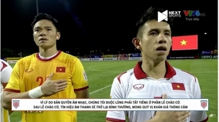 Quốc ca Việt Nam sẽ không bị tắt tiếng trong các trận đấu tại AFF Cup 2020