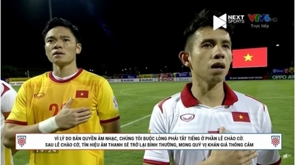 Quốc ca Việt Nam sẽ không bị tắt tiếng trong các trận đấu tại AFF Cup 2020