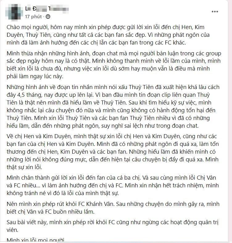 Khánh Vân nói gì khi trưởng Fanclub hãm hại Thùy Tiên, nói xấu H'Hen Niê
