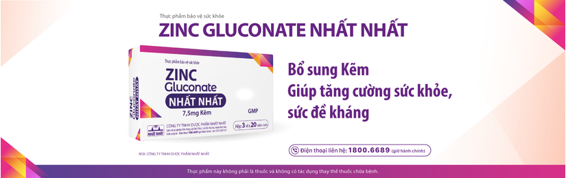 Kẽm gluconat có tác dụng gì