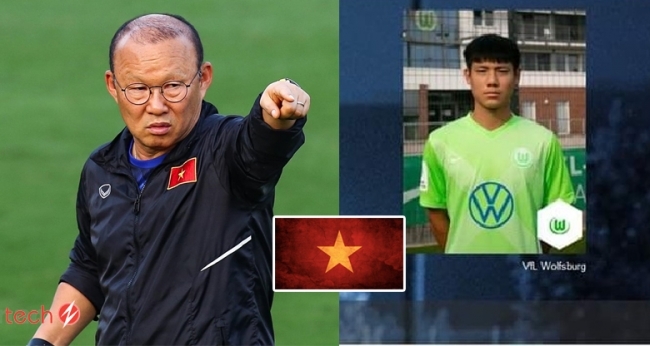 Phong Gia Huy trung vệ U19 Wolfsburg thả thính HLV Park Hang Seo
