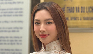 Hoa hậu Thùy Tiên rạng rỡ trong ngày về sau một tháng đăng quang
