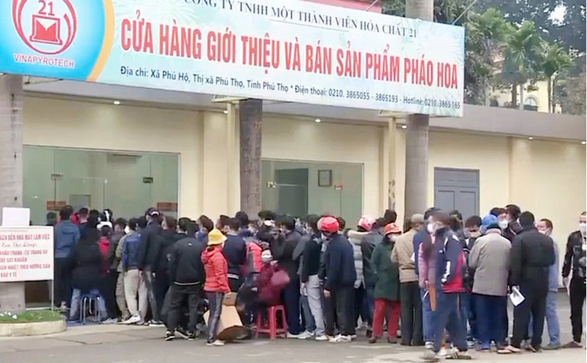 Lý do tạm dừng bán 2 sản phẩm pháo hoa made in Việt Nam