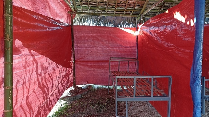Một xã ở Thanh Hóa dựng lều cách ly người dân về quê ăn Tết