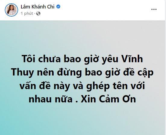 Lâm Khánh Chi: Tôi chưa bao giờ yêu Vĩnh Thụy