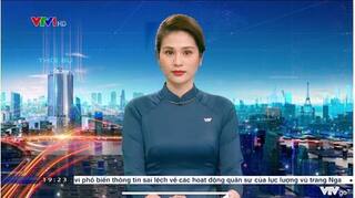 BTV Minh Trang trở lại dẫn bản tin Thời sự 19h của VTV