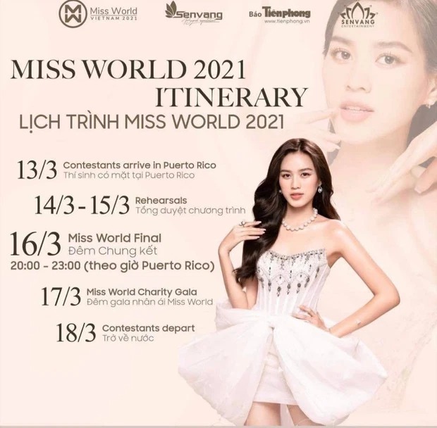 Đỗ Thị Hà đã tới Puerto Rico, hé lộ lịch trình Chung kết Miss World