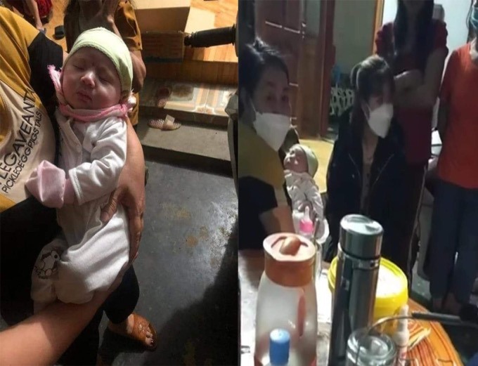Bé gái 1 tháng tuổi bị bỏ rơi trước cửa nhà dân ở Tuyên Quang