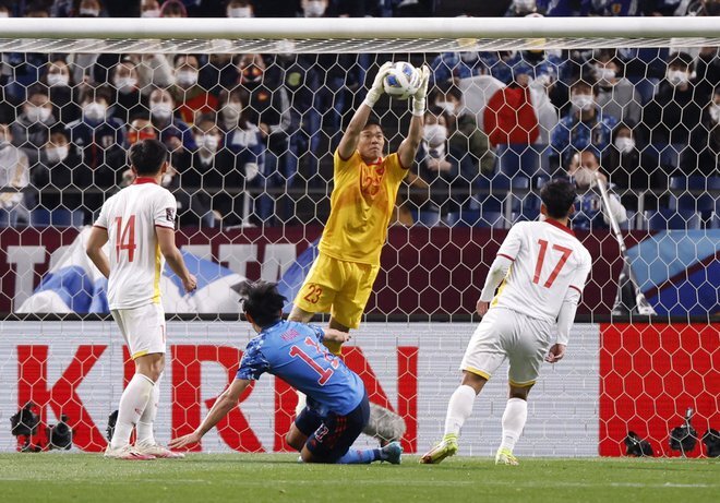 Trang quốc tế chấm điểm các cầu thủ Việt Nam ở trận gặp Nhật Bản