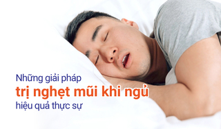 Những giải pháp trị nghẹt mũi khi ngủ hiệu quả thực sự