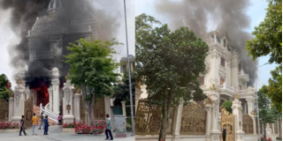 Biệt thự 'khủng' ở Quảng Ninh cháy dữ dội, nữ chủ nhà tử vong