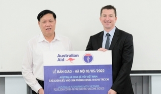 Việt Nam tiếp nhận hơn 7,2 triệu liều vaccine Moderna do Úc viện trợ