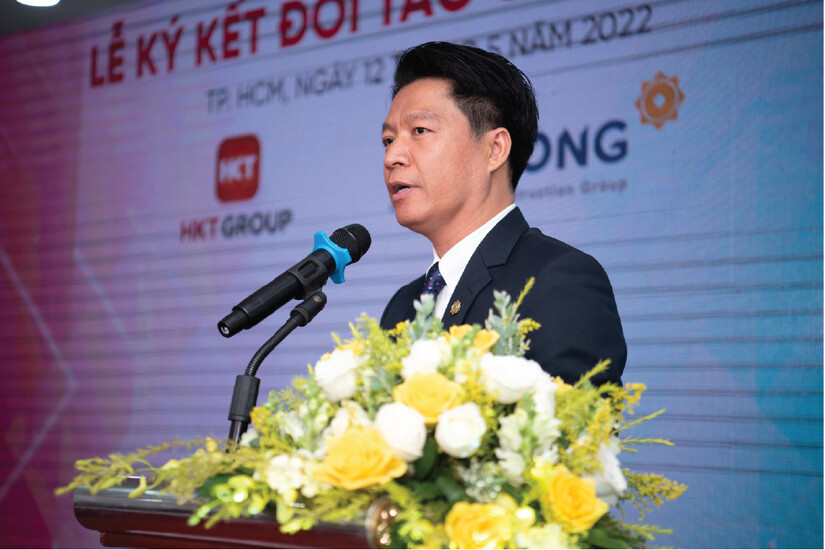 Tổng Giám đốc Phú Đông Group – ông Ngô Quang Phúc chia sẻ về sự hợp tác cùng phát triển giữa Phú Đông Group và HKT GROUP: “Mục tiêu chung là đưa ra thị trường những sản phẩm tốt nhất cũng là mang lại cho khách hàng những sản phẩm chất lượng nhất với giá trị thực”