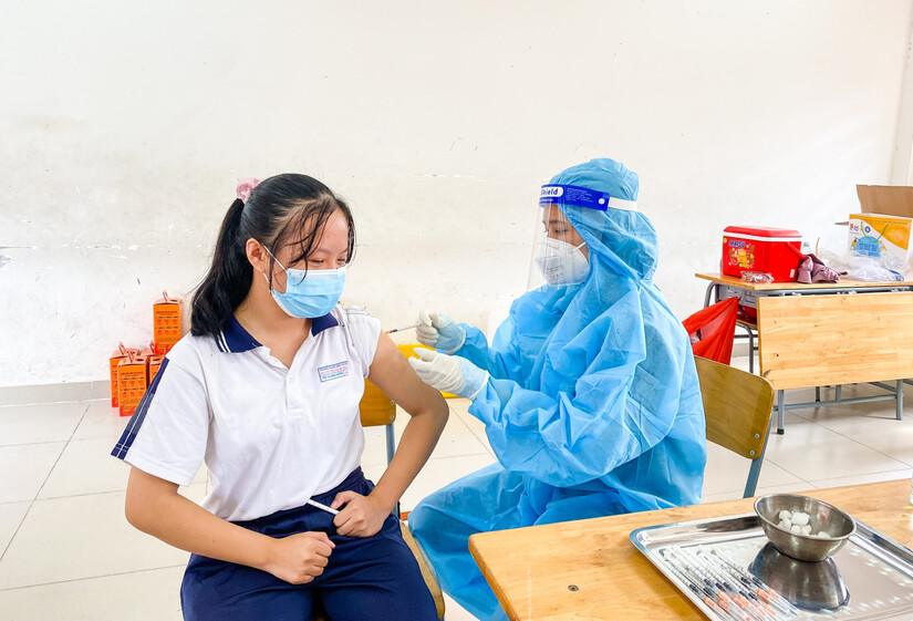 169.300 trẻ từ 5-11 tuổi ở Hà Nội đã tiêm mũi 1 vaccine Covid-19