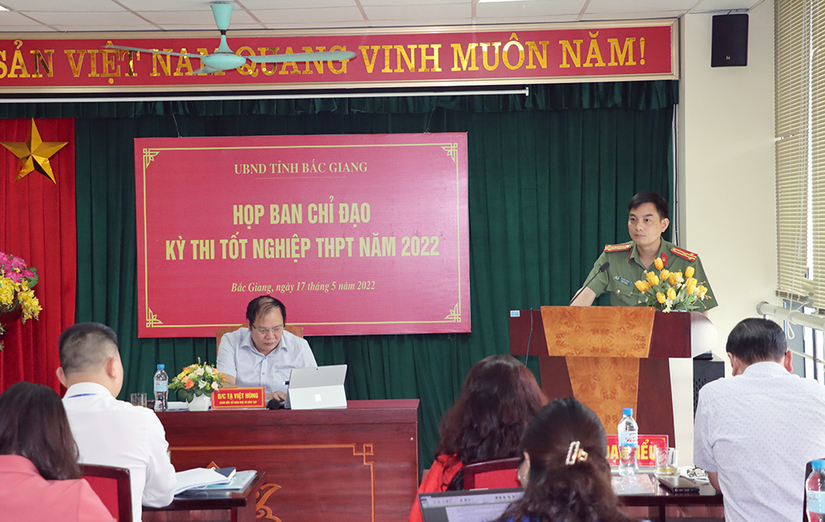 Bắc Giang họp Ban chỉ đạo kỳ thi tốt nghiệp THPT năm 2022