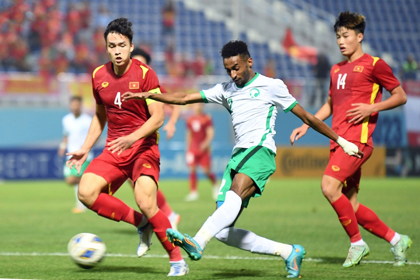 Báo chí Saudi Arabia bất ngờ với lối chơi của U23 Việt Nam