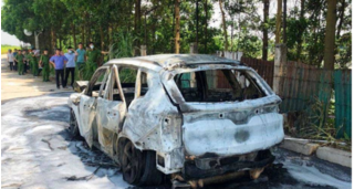 Vụ cháy xe ô tô ở Vĩnh Phúc: Nạn nhân tử vong là giám đốc công ty xây dựng