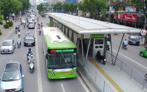 Hà Nội đề xuất cho xe khách, buýt thường được chạy vào làn của BRT