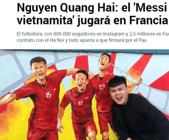 Chưa gia thi đấu trận nào Quang Hải đã gây sốt tại Pháp