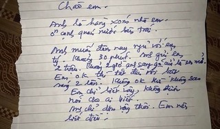 Giám định chữ viết bức thư xin 'ngủ cùng' cô gái hàng xóm