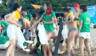 Công ty Như Nguyện nói gì khi nhóm nữ nhân viên cởi áo ngực chơi team building ở bãi biển?