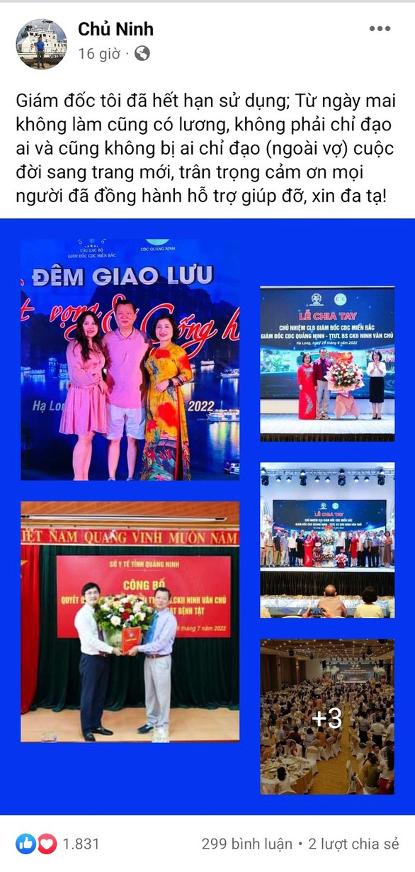CDC Quảng Ninh nói gì về 'tiệc nghỉ hưu' gây xôn xao dư luận của ông Ninh Văn Chủ