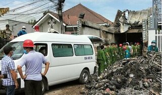 Đã tìm thấy thi thể 3 mẹ con trong vụ cháy nhà ở Ninh Thuận