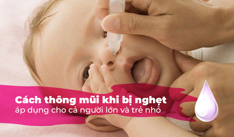 Cách thông mũi khi bị nghẹt mũi 