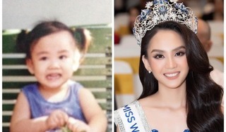 Loạt ảnh hồi bé của Hoa hậu Mai Phương gây sốt mạng vì vẻ ngoài đáng yêu