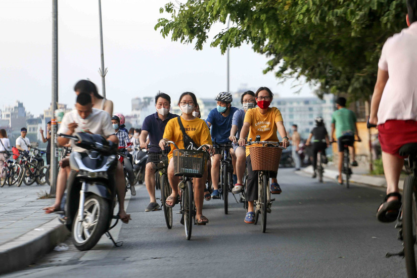 Nghiên cứu thí điểm làn đường dành riêng cho xe đạp tại Hà Nội